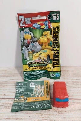Transformers Cyberverse Tiny Turbo Changers Serie 5 IRONHIDE Hasbro 2021 Abierto P Foto 1 de 4