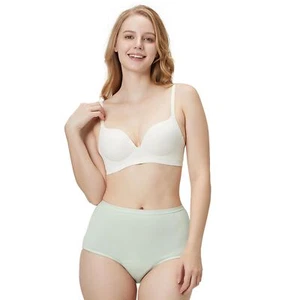 Incontinence Cotton Underwear High Waist Leak Proof Large Green 50ML - Picture 1 of 6