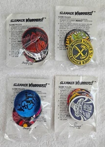 4 PACKS OF VINTAGE 1995 IMPERIAL SLAMMER WHAMMERS 4 SLAM CAPS 16 FLASH CAPS MIP - Picture 1 of 2
