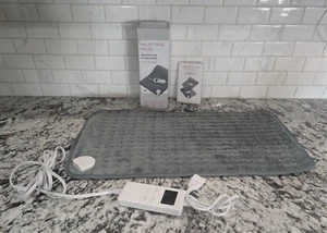 Electric Heating Pad For Back Pain & Cramps Relief 12"x24" 6 Heat Settings - Picture 1 of 5