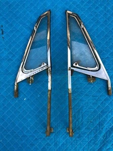 Porsche 911 912 Targa Door & Vent Window Frames Left & Right Both with Glass OEM - Picture 1 of 11