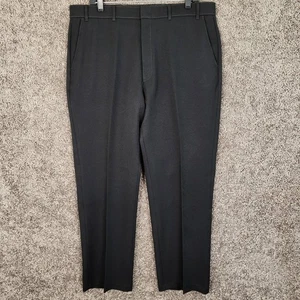 Vintage Levis Action Slacks Mens Black Dress Pants W38 L30 Dacron Polyester - Picture 1 of 9