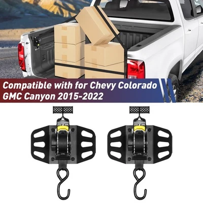 Correas de amarre retráctiles para Chevy Colorado GMC Canyon 15-22 multifuncionales Foto 1 de 4