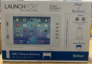 LaunchPort AM.2 Sleeve with Buttons – White - Picture 1 of 2
