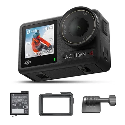 DJI Action Camera Osmo Action 4 Standard Combo 4K/120fps Waterp Compatible [N 39 - Image 1 of 4