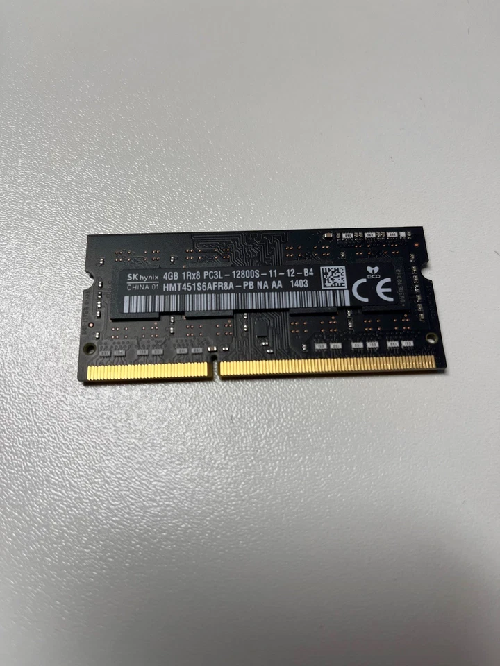 Mac RAM Apple Hynix Arbeitsspeicher 4GB PC3-12800 DDR3 SO-Dimm 1600 MHz  - Bild 1 von 1