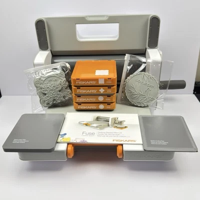 FISKARS Fuse Creativity System Die Cut Letterpress Machine 4 Design Sets - Image 1 of 4