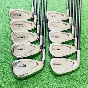 Wilson TAB Iron Set 3-9+Pw+Gw+Sw Graphite Shaft Flex-R 10pcs Left-Handed - Picture 1 of 9