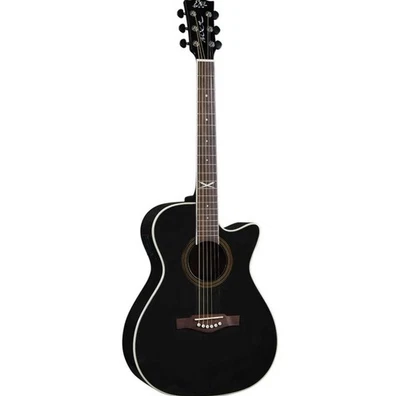 EKO GUITARS - NXT N 100 CW E SEE THROUGH BLACK Electrified Acoustic Guitar - Image 1 of 4