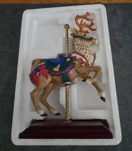 Vintage Avon Reindeer Carousel Animal Collection 1996 Figurine - Picture 1 of 4