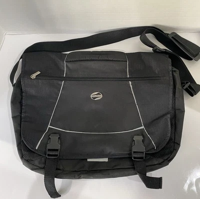 American Tourister Black Laptop Carry Bag Shoulder Strap 18” X 13” - Image 1 of 4