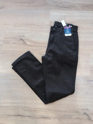 George Slim 28x30 Chinos New With Tags Black Soot - Image 1 of 4