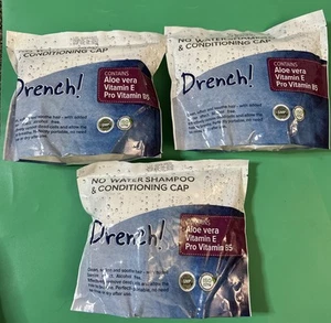 DRENCH Champú y Tapa Acondicionadora Sin Enjuague (Nuevo y Precintado) Lote de 3 - Imagen 1 de 4