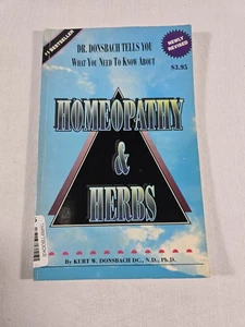 Homeopathy And Herbs Dr. Bonsbach Natural Healing Gut Cleanse Detox Health Book - Picture 1 of 15