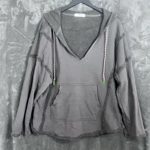Natural Life Pullover Hoodie Sweater Size L/XL Oversized Hippie Grunge Boho Core - Picture 1 of 9