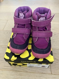 Winterstiefel Gr.29 von Lurchi innen Gefüttert Barfußschuhe in purple Pink - Bild 1 von 6
