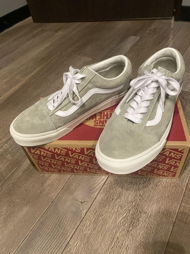 Vans Uomo 9.5US Vecchia Scuola Maiale Scamosciato Mossglay m13_0710