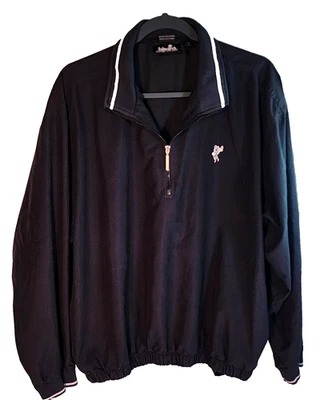 Pullover Ashworth Weather Systems 1/4 cremallera para hombre talla M negro golf resistente al agua Foto 1 de 4