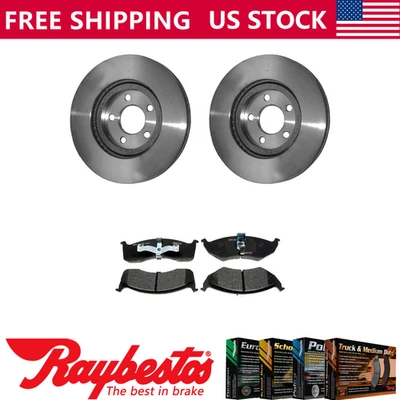 Rotores de freno delanteros + pastillas de freno metálicas y accesorios para Dodge Neon 2005 Foto 1 de 4