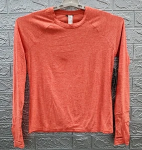 New Oiselle Light Lux Long Sleeve Breathable Shirt Alpenglow Size 6 - Picture 1 of 8