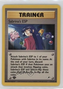 Sabrina's ESP 1st Ed. Pokemon Gym Heroes #117 2000 - Picture 1 of 2