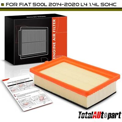 Filtro de ar do motor para Fiat 500L 2014 2015 2016-2020 L4 1.4L painel flexível SOHC - Imagem 1 de 4