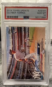 2018 Gleyber Torres Topps Chrome Update Rookie Card! RD RC PSA 10! - Picture 1 of 3