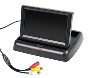 Schermo A Scomparsa 4,3 Pollici Monitor Per Camera Posteriore E Di Sicurezza - Foto 1 di 6