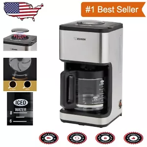 Efficient Stainless Black Coffee Maker with 200-Degree Brewing Temperature - Picture 1 of 12
