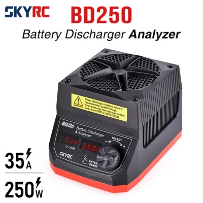 SKYRC BD250 Battery Discharger and Analyzer for 1-8S RC LiPo Battery Max 250W35A - Image 1 of 4