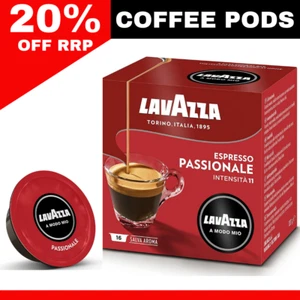 Lavazza Coffee Pods 96 Pack Passionale Dark,Strong & Rich Capsules Espresso - Picture 1 of 10