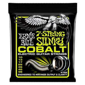 Ernie Ball Cobalt 7-saitige normale Slinky-Saiten für E-Gitarre 10-56 P02728 - Bild 1 von 2
