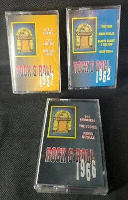 Old Rock N Roll Cassette Tape Lot Greatest Hits 1957 1962 1966 New Sealed ** - Image 1 of 4