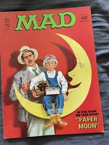 +++ Mad Magazine #164 Januar 1974 Paper Moon sehr guter Zustand Versand inklusive - Bild 1 von 3