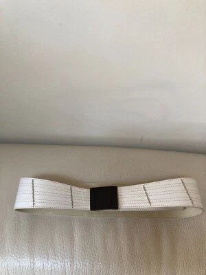 Cinturón mujer Cole Haan talla L cuero marfil ret. $170 Foto 1 de 2