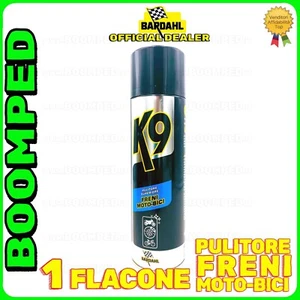 PULITORE FRENI BARDAHL K9 SPRAY 500ml PER MOTO SCOOTER BICI E-BIKE BD20 - Foto 1 di 4