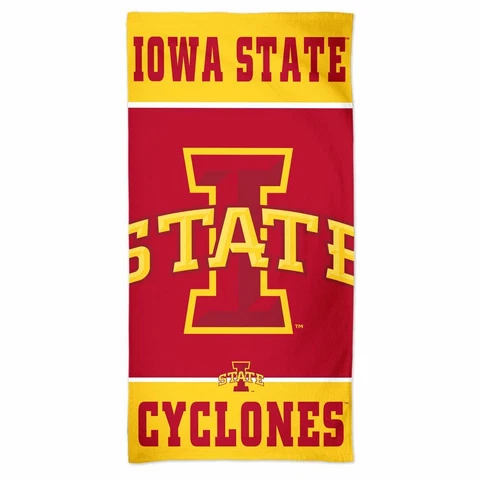 IOWA STATE CYCLONES 30"X60" SPECTRA BEACH TOWEL NEW WINCRAFT 🌪 Cover