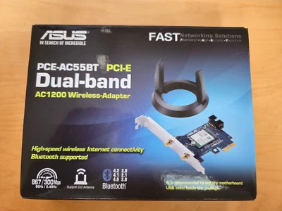 Asus PCE-AC55BT Upgraded to Intel 9260 wifi5 1.73Gb max speed bluetooth ver 5.1 - Image 1 of 4