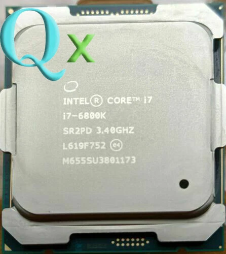 Intel Xeon i7-6800K CPU Processor LGA2011-3  3.4GHz Six-Core SR2PD - Image 1 of 1