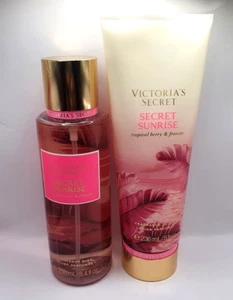 VICTORIA'S SECRET SECRET SUNRISE BODY MIST & LOTION LIMITED EDITION (SET OF 2) - Picture 1 of 1