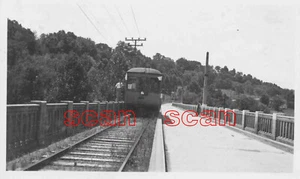 2C356 RP 1940 MONONGAHELA WEST PENN RAILWAYS CAR #272 HIGHWAY BRIDGE  - Picture 1 of 1