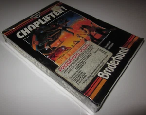 CHOPLIFTER! (BRODERBUND 1982) COMMODORE 64 MODUL CARTRIDGE - KOMPLETT - CELLOPHAN - Bild 1 von 11