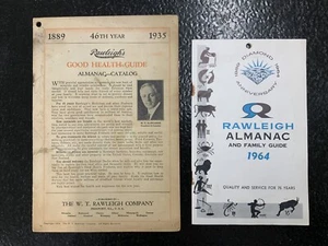 1934 & 1964 RAWLEIGH'S GUTE GESUNDHEIT KATALOG LEITFADEN PAPIER ANTIKES REFERENZBUCH - Bild 1 von 7