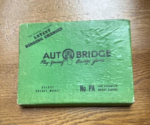 Vintage Auto Bridge Deluxe Taschenmodell - Nr. PA - für fortgeschrittene Bridgespieler - Bild 1 von 10