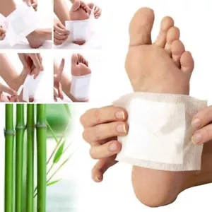 Fuß Detox Pflaster 10er Pack Reiniger verbessern Schlaf, natürliche Inhaltsstoffe pflanzlich - Bild 1 von 12