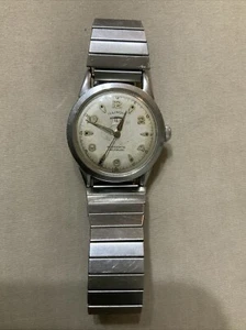 1950’s ILLINOIS Power Reserve 17J 1256 Military Swiss Automatic 31mm Watch Works - Picture 1 of 11