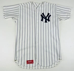 New York Yankees Mickey Mantle #7 Vintage 80s Rawlings MLB Baseball Jersey Sz 40 - Picture 1 of 5