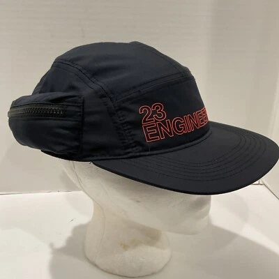 Boné chapéu Air Jordan 23 projetado 5 painéis jumpman bolsos ajustáveis com zíper - Imagem 1 de 4