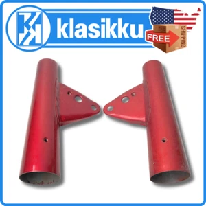 Fits For Honda CL90 CT90 CS90 S90Z Cover Upper Front Fork Pair LH & LR Candy Red - Picture 1 of 5
