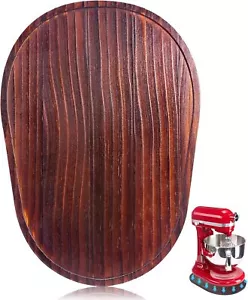 Mixer Slider Mat For Kitchen Aid Bowl Lift Stand Mixer Wood Sliding Tray - Picture 1 of 5